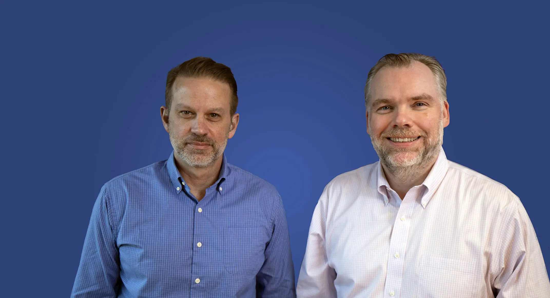 Kerecis CFO Mike Cadigan (L) and CEO G. Fertram Sigurjonsson