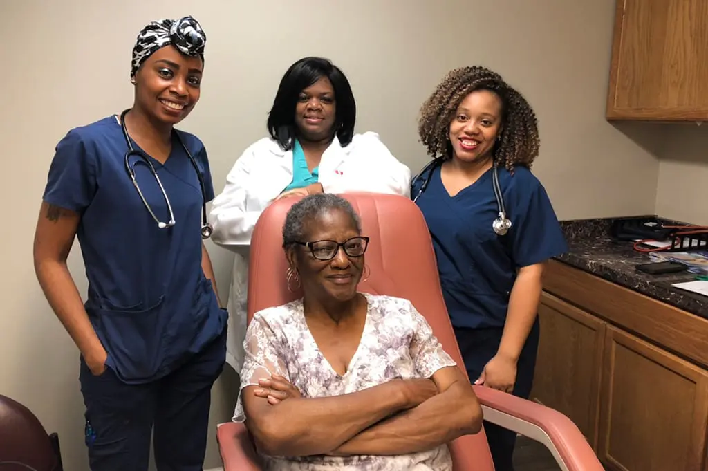 Dr. Blackwell and her nurses