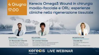 Kerecis Omega3 Wound in chirurgia maxillo facciale e ORL: esperienze cliniche nella rigenerazione tissutale
