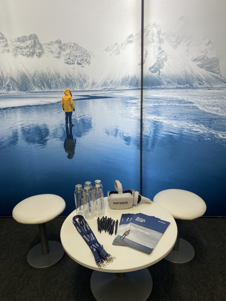 Kerecis booth at EBA