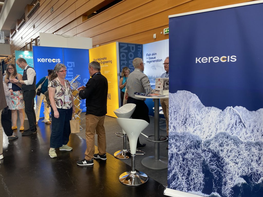 Kerecis booth at EBA visitors
