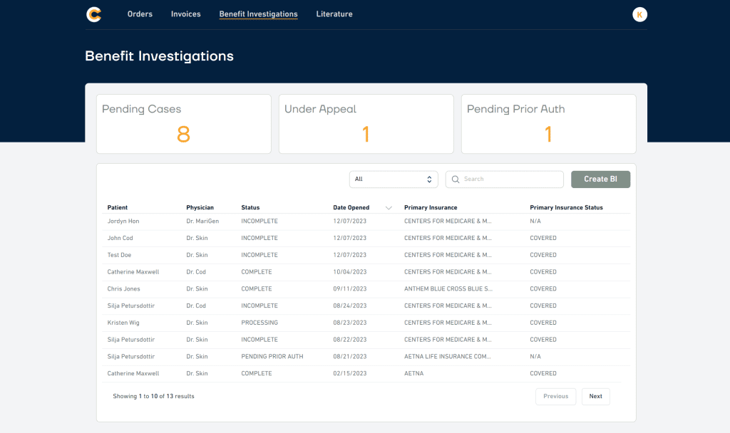 Benefit Investigations